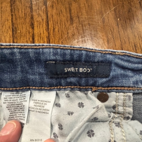 Lucky Brand medium wash Sweet Boot jeans 6/28 ankle - Picture 12 of 16